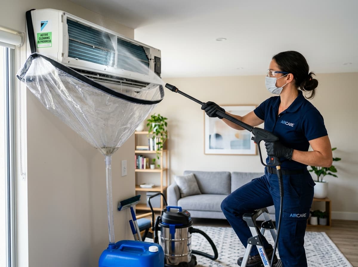 AC Deep Chemical Cleaning & Jet Wash